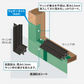 ウェザータイト WTSK75（サッシ用 角部材75）